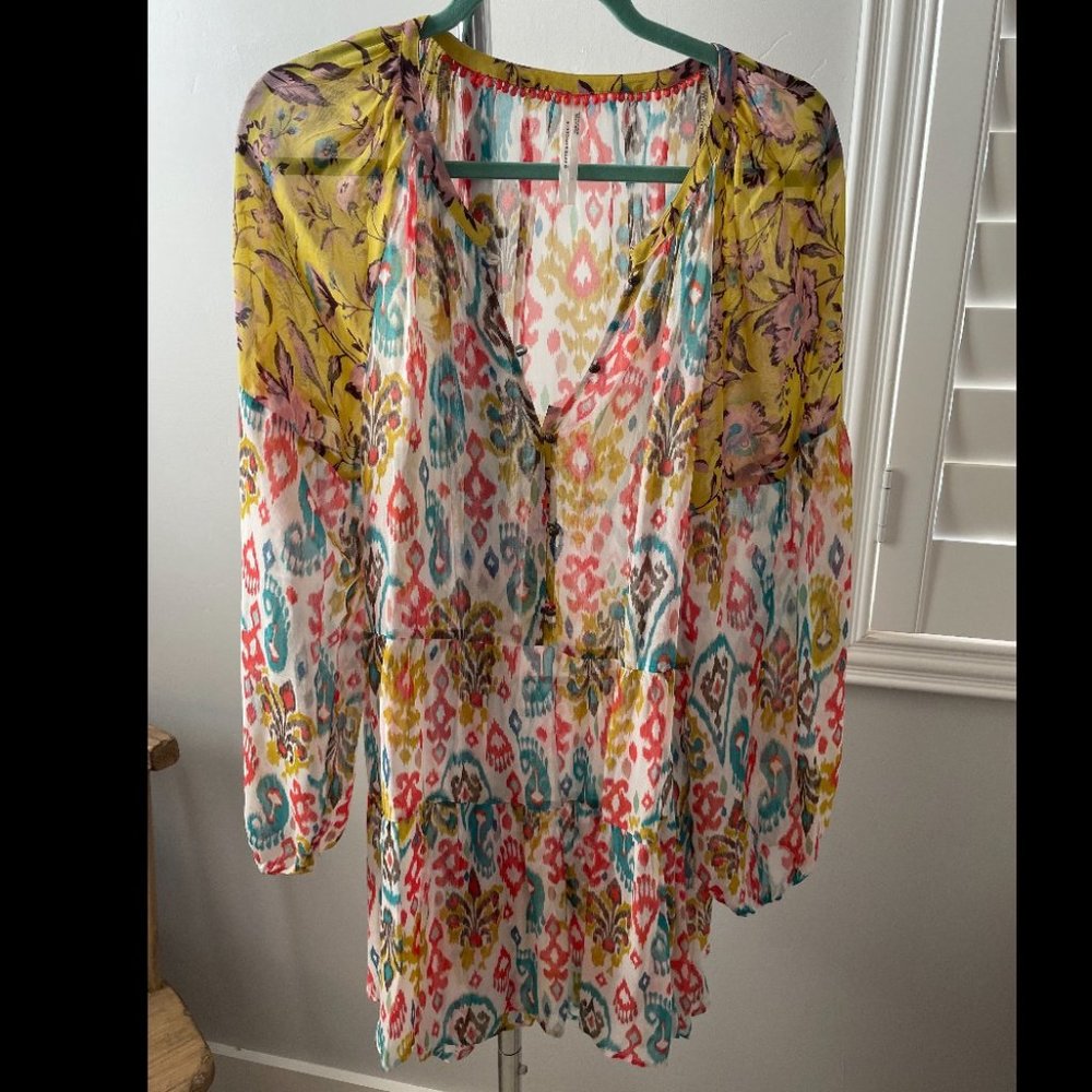Anthropologie Sheer Dress